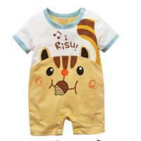 出口日本動物圖案連身衣 - 小松鼠 (A)